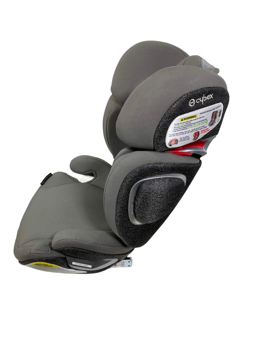 Cybex Solution Z-Fix Highback Booster Seat, Manhattan Grey, 2023