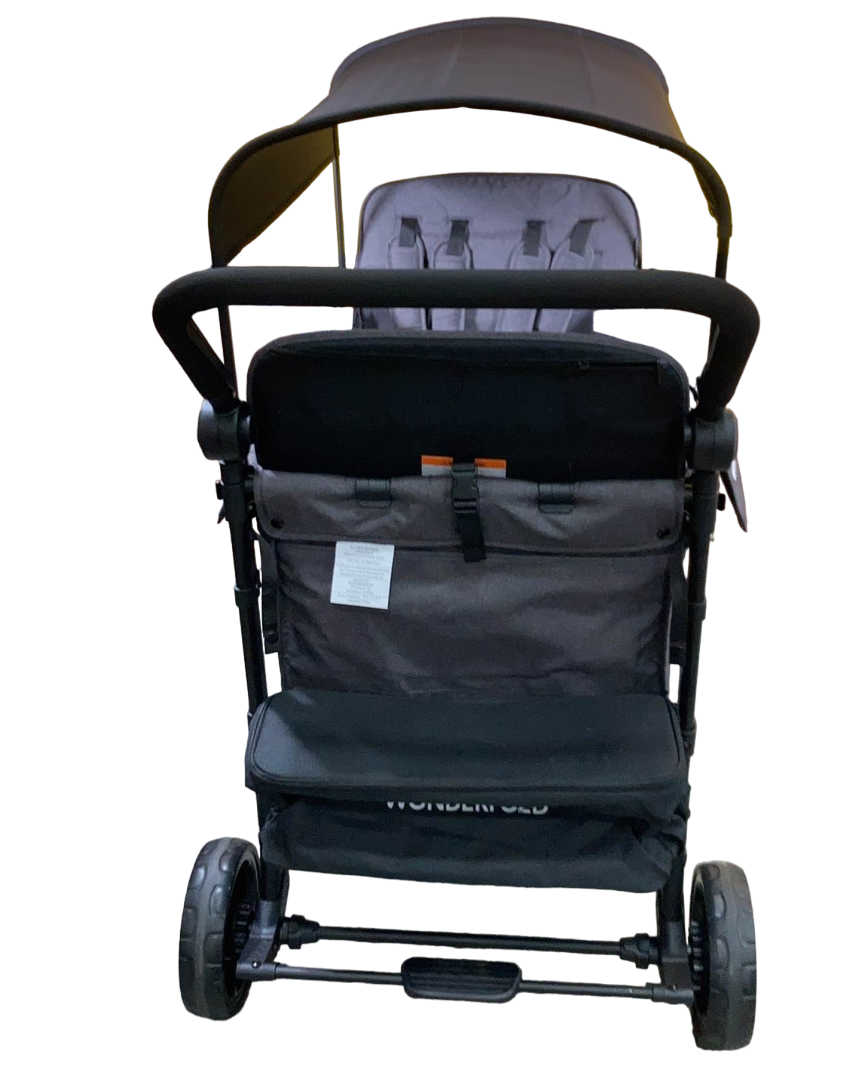 Wonderfold W4 Elite Stroller Wagon, Charcoal Gray, 2023