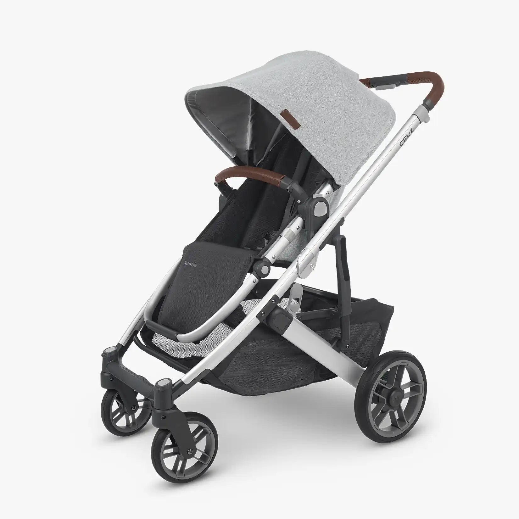 UPPAbaby CRUZ V2 Stroller, 2021, Stella (Grey Brushed Melange)