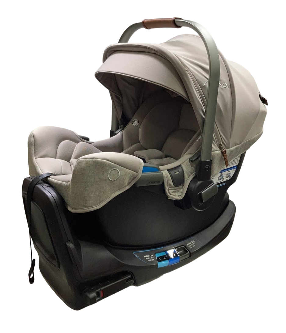 Nuna PIPA rx Infant Car Seat with RELX Base, Hazelwood, 2023