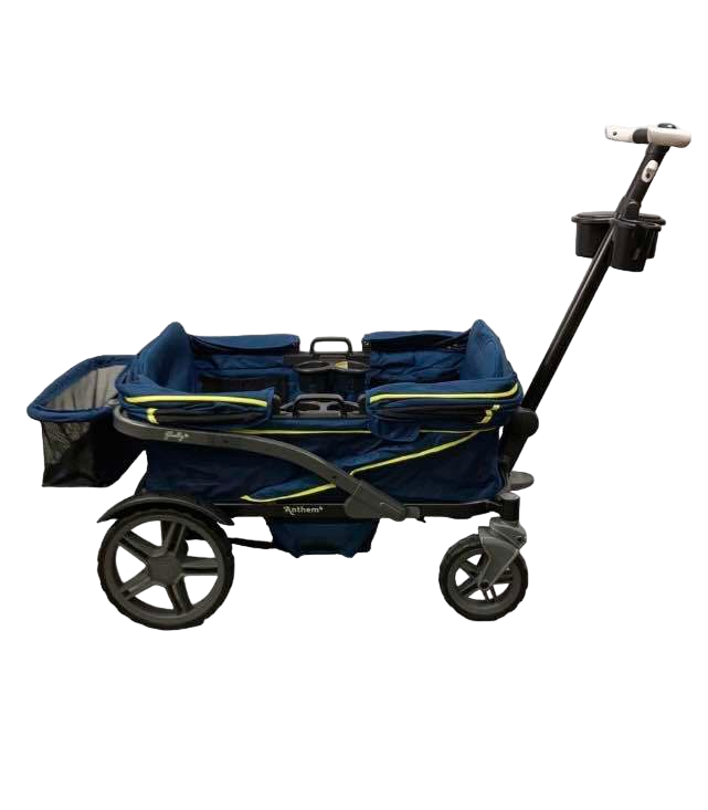 Gladly Family Anthem4 Classic 4 Seater All Terrain Wagon Stroller, Neon Indigo