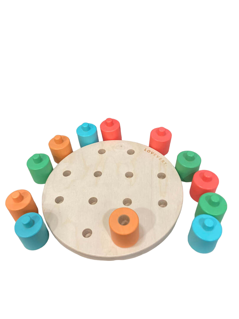 Lovevery Wooden Stacking Peg Board