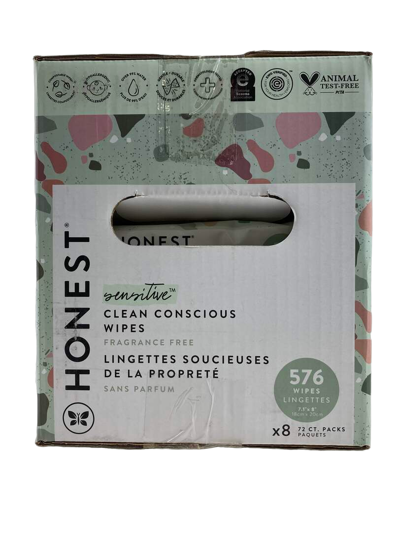 Honest Company Wipes 576-Count, Sensitive