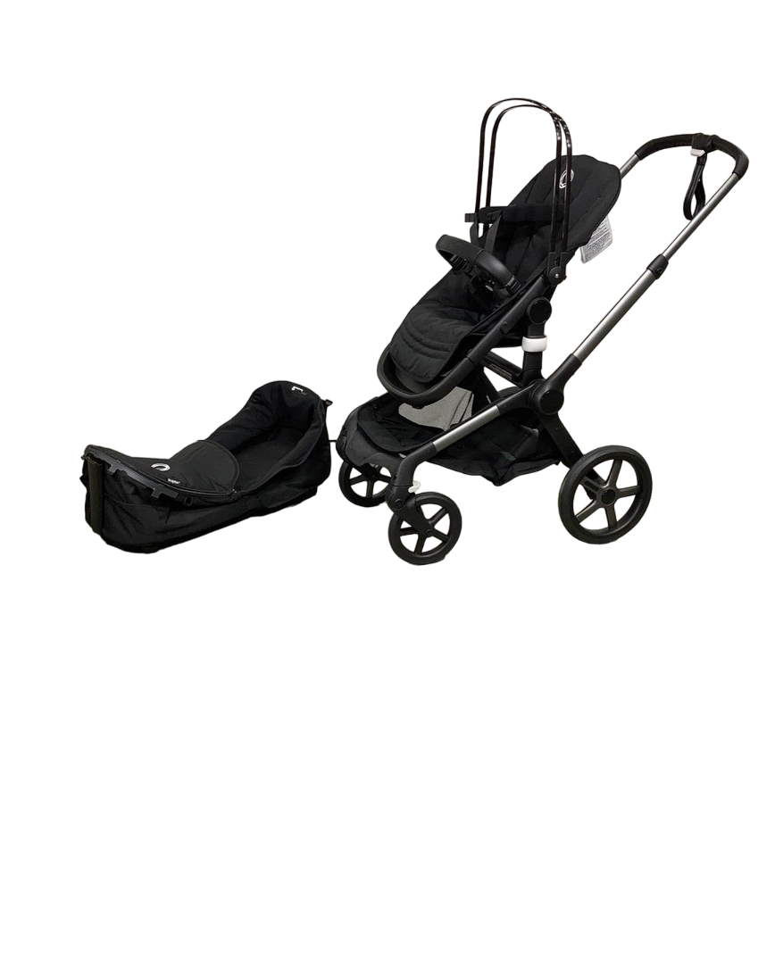 Bugaboo Fox 5 Stroller, 2023, Graphite Frame, Midnight Black