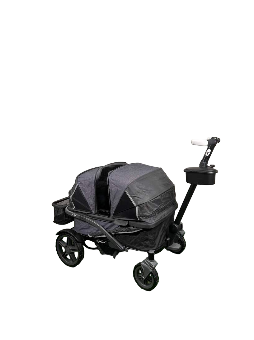 Gladly Family Anthem4 Classic 4 Seater All Terrain Wagon Stroller, Graphite