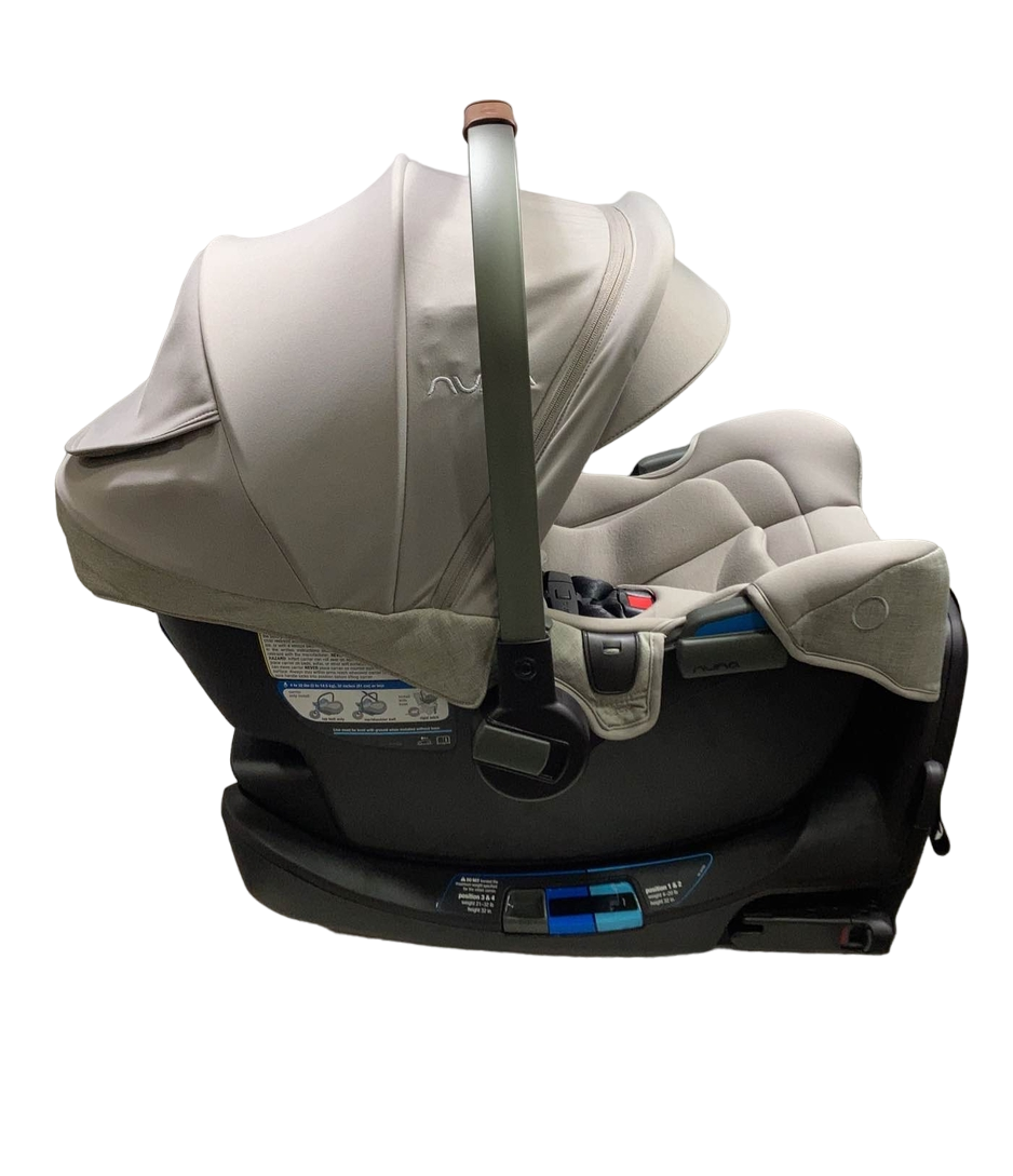 Nuna PIPA rx Infant Car Seat with RELX Base, Hazelwood, 2023