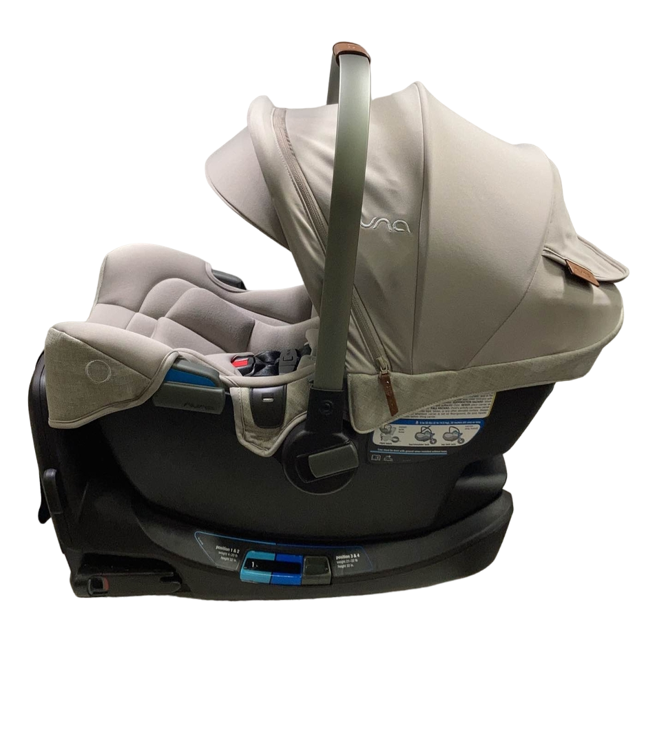 Nuna PIPA rx Infant Car Seat with RELX Base, Hazelwood, 2023