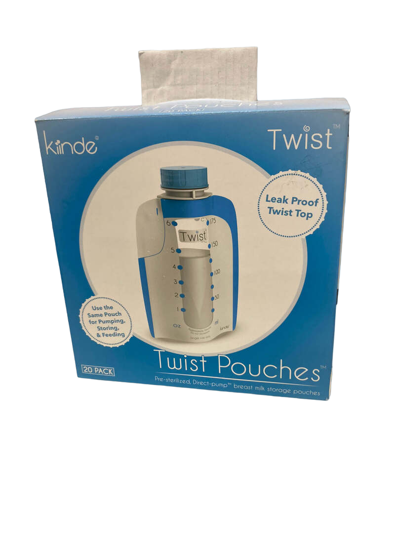 Kiinde Twist Pouches, 6oz, 20 Pack