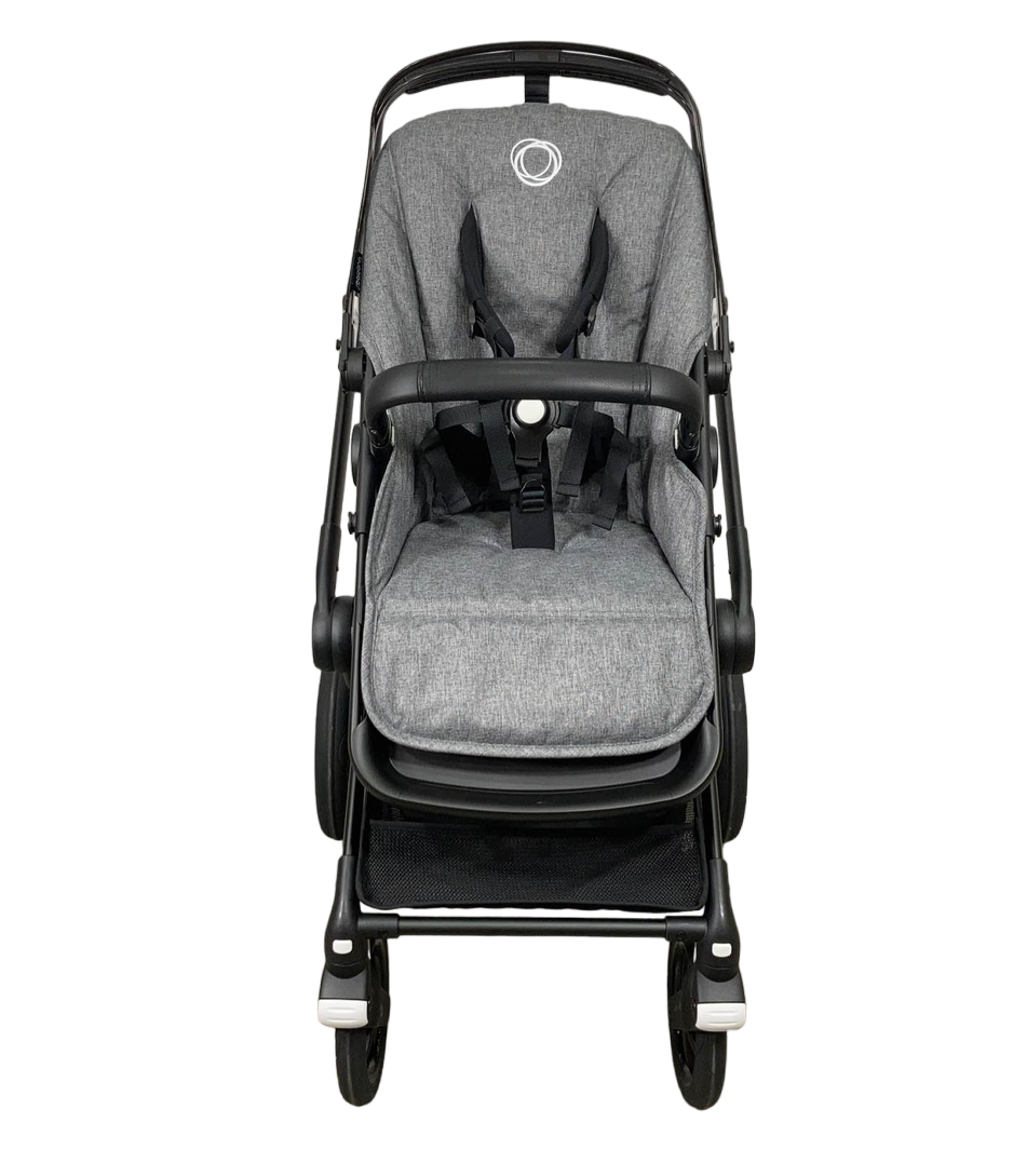 Bugaboo Fox 3 Stroller, 2021, Black, Grey Melange