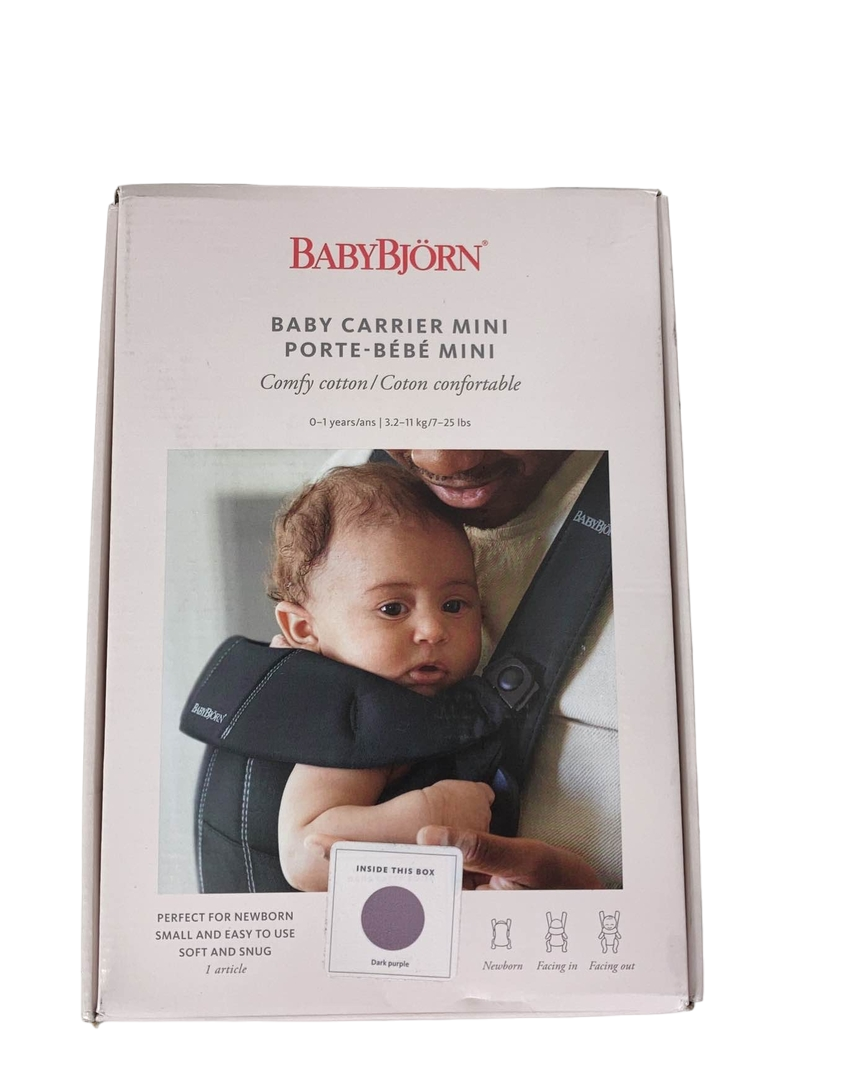 BabyBjorn Baby Carrier Mini, Dark Purple