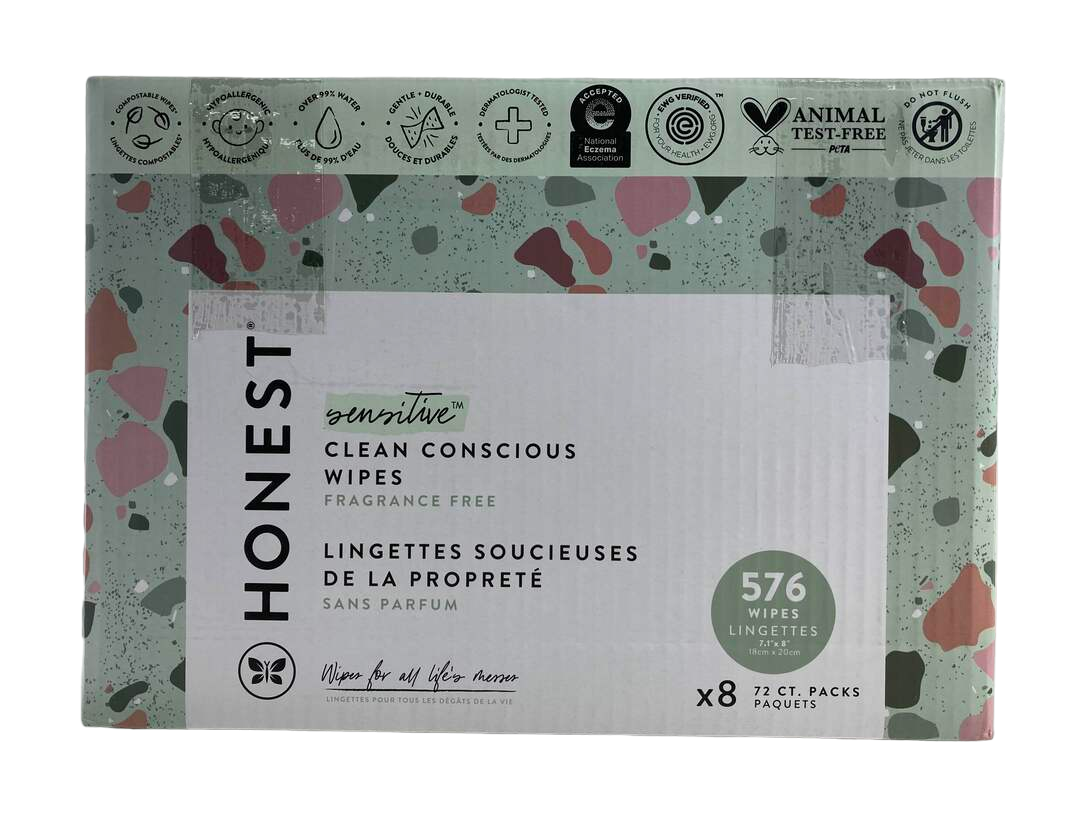 Honest Company Wipes 576-Count, Sensitive