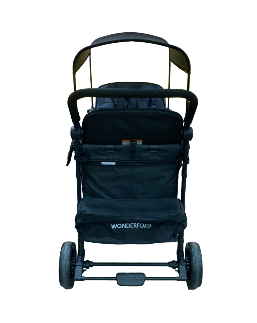 Wonderfold W4 Elite Stroller Wagon, 2023, Volcanic Black