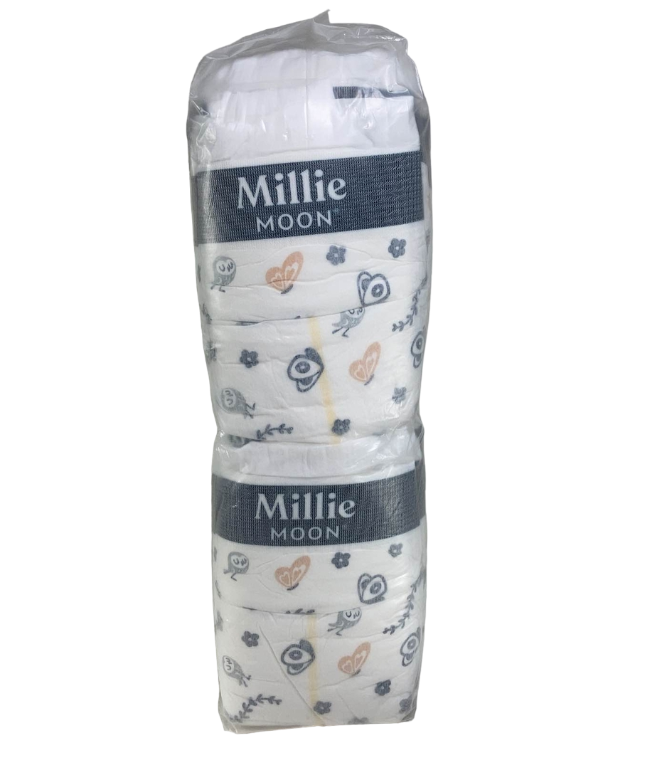 Millie Moon Size 2 Diapers, 48 Ct