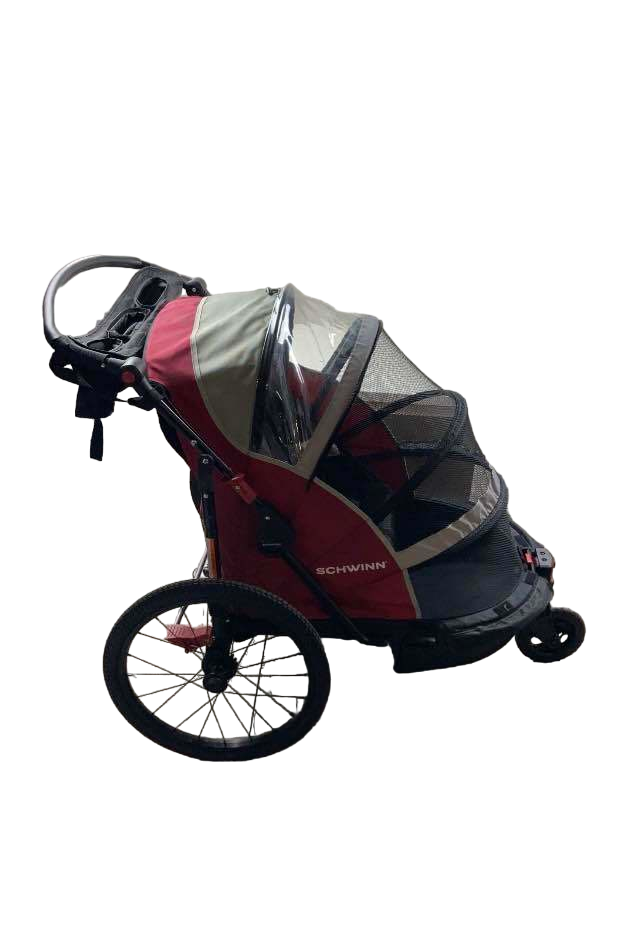 Schwinn Joyrider Turbo Trailer - Aluminum Bicycle Trailer And Double Stroller