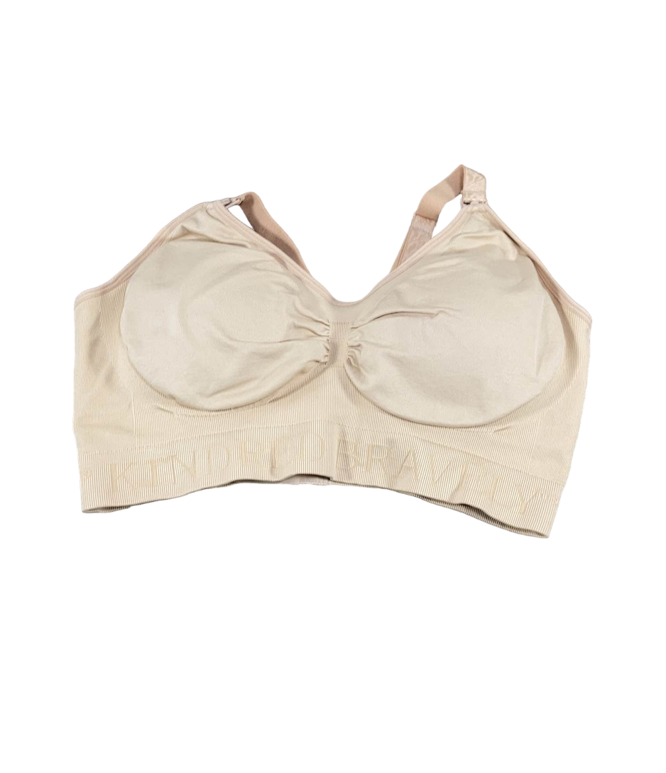 Kindred Bravely Sublime Hands-Free Pumping & Nursing Bra, Beige, Busty, Large