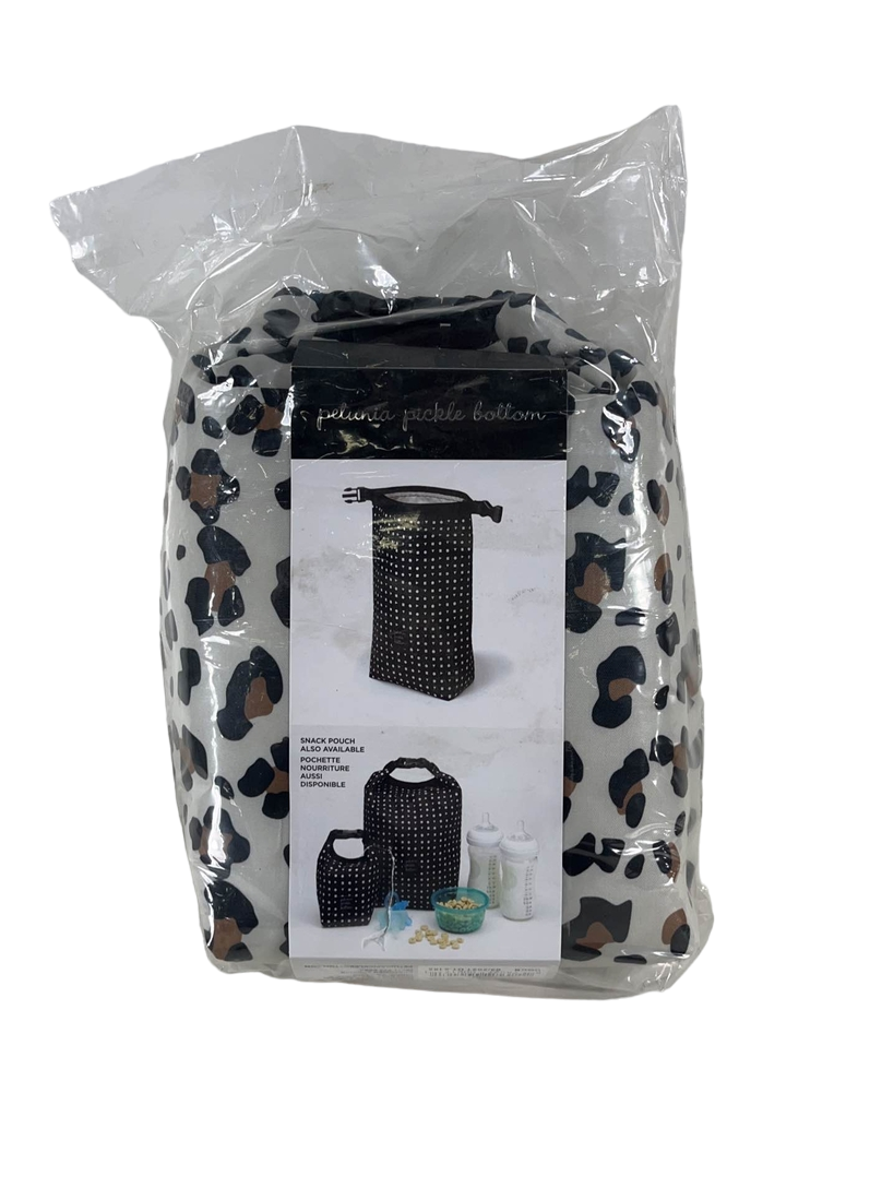 Petunia Pickle Bottom Sip Double Bottle Pouch, Leopard