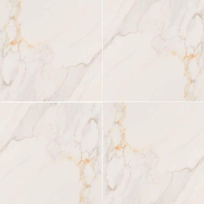 MSI Adella Porcelain Tile Collection Calacatta White Matte - 18