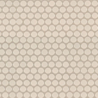MSI Domino Almond Glossy Penny Round Mosaic Porcelain Tile