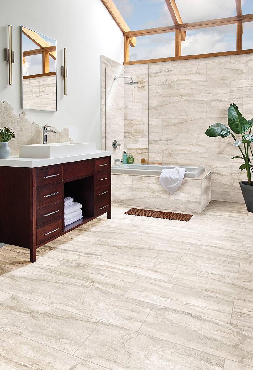 Pietra Porcelain Tile Collection Bernini Bianco - 12