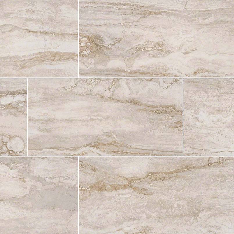 Pietra Porcelain Tile Collection Bernini Bianco - 12