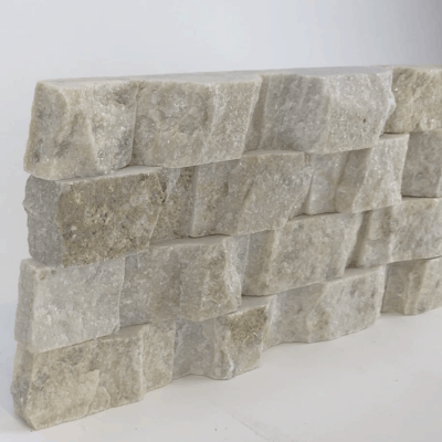 Realstone Systems Shadowstone Chiseled Silver Alabaster Natural End 6