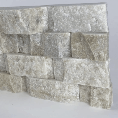 Realstone Systems Shadowstone Chiseled Silver Alabaster Natural End 6