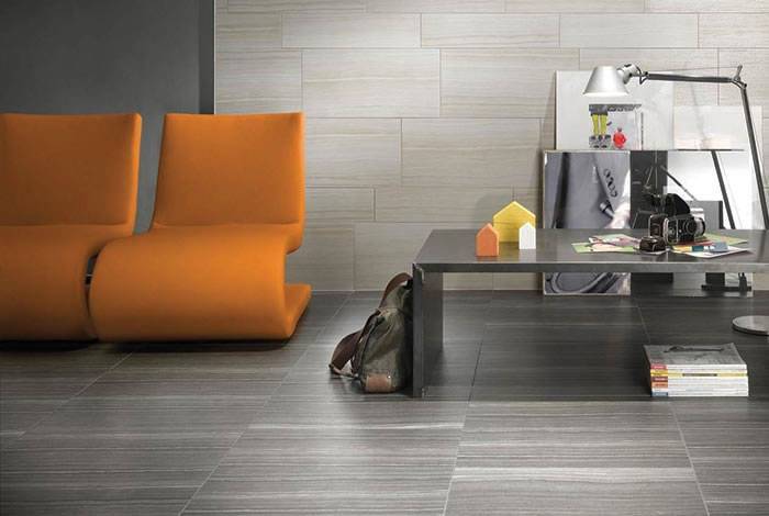 Eramosa Porcelain Tile Collection Grey - 12