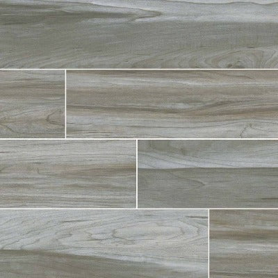 Carolina Timber II Ceramic Tile Collection Gray- 6