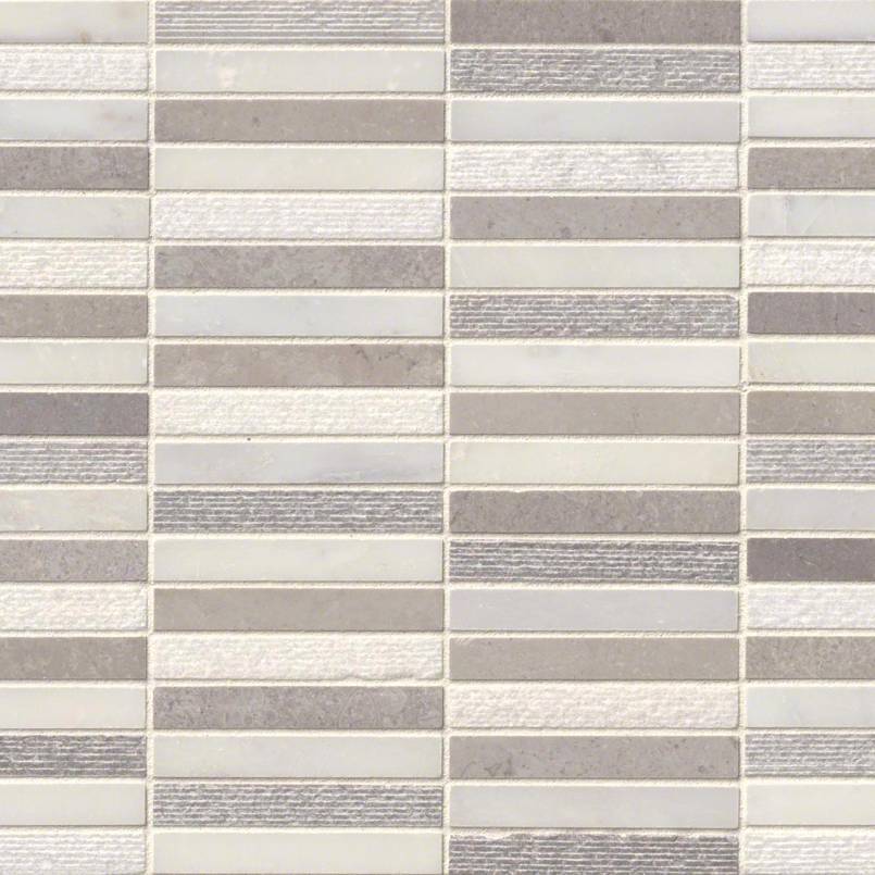 Marble Tile Collection Arabescato Carrara Linea Mixed Pattern 10mm