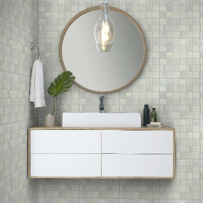 Shaw Tile Basis Lithium Basketweave Mosaic