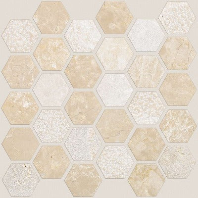 Shaw Tile Boca Coastal Textured Hexagon Mosaic
