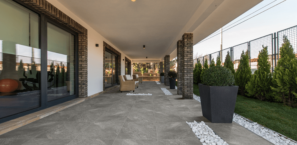 Arterra Porcelain Paver Quarzo Gray 24