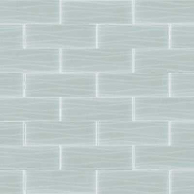 Shaw Tile Cardinal Cloud 8x24 Weave Glass Wall