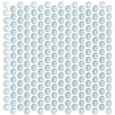 Shaw Tile Cardinal Skylight Penny Round Glass Mosaic Wall