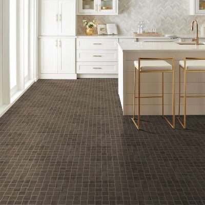 Shaw Tile Coliseum Toast Basketweave Mosaic