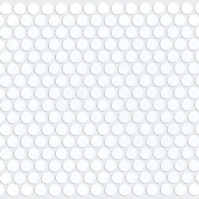 Shaw Tile Coolidge White Matte Penny Round Mosaic