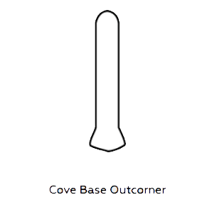 Daltile Volume 1.0 Sonic White VL75 Cove Base Outcorner 1