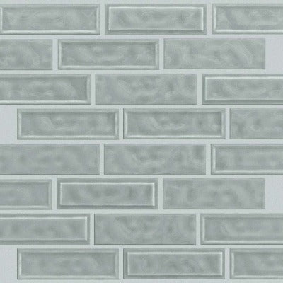 Shaw Tile Geoscapes Light Grey Linear Mosaic