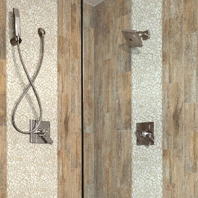 Shaw Tile Brookstone Serenity Ivory Flat Mosaic