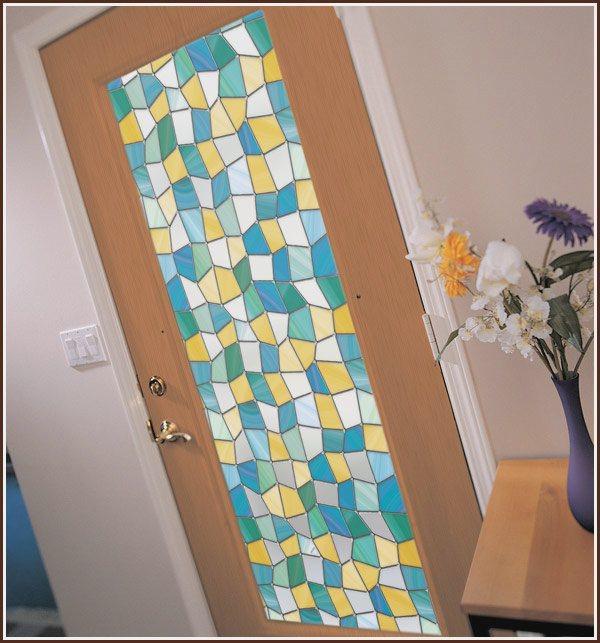 Mirage Stained Glass Window Film Sale | Privacy (Static Cling)