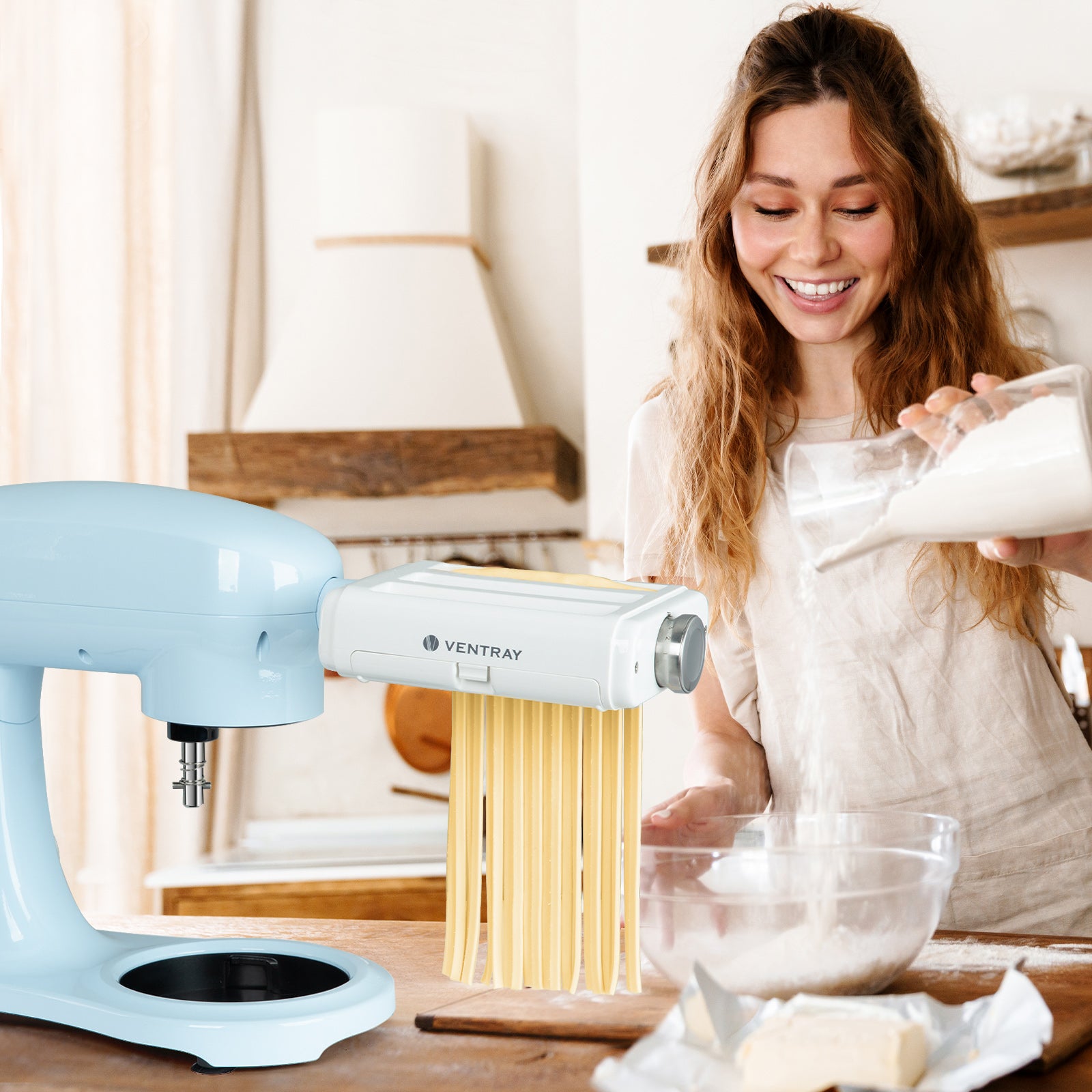 3-in-1 Stand Mixer Pasta Press Attachment