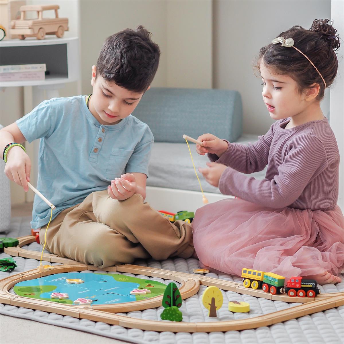 which wooden train set is best