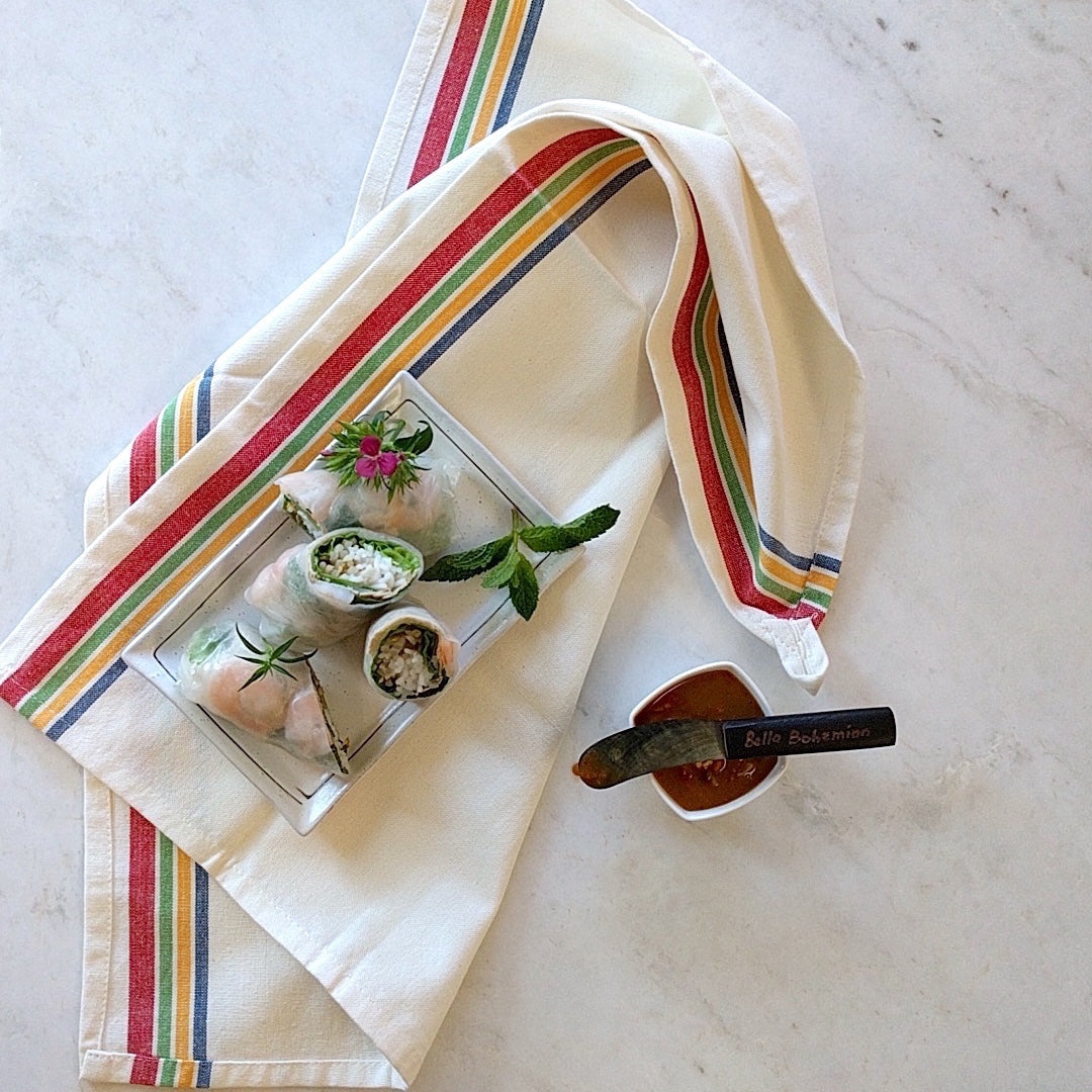 Wooden Butter Knife with Mother of Pearl