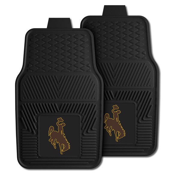 Wyoming Cowboys 2-pc Vinyl Car Mat Set by Fanmats