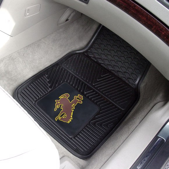 Wyoming Cowboys 2-pc Vinyl Car Mat Set by Fanmats