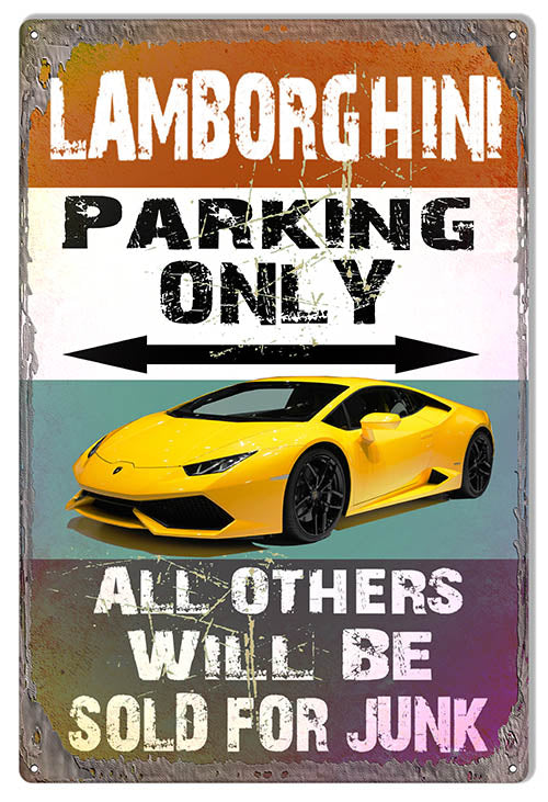 Lamborghini Parking Only 12