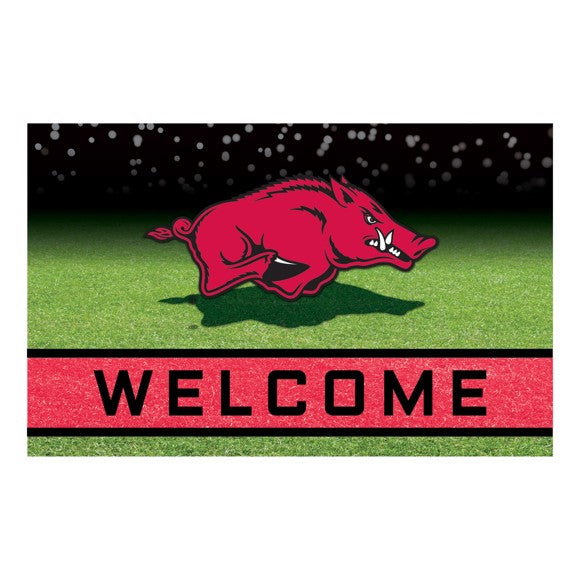 Arkansas Razorbacks Crumb Rubber Door Mat by Fanmats