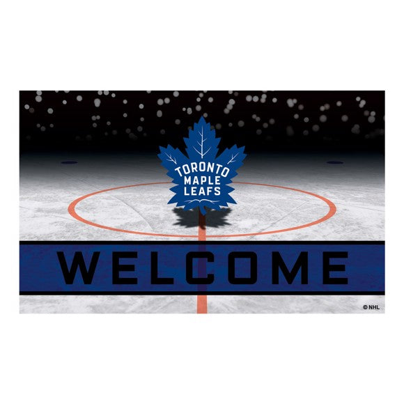 Toronto Maple Leafs Crumb Rubber Door Mat by Fanmats