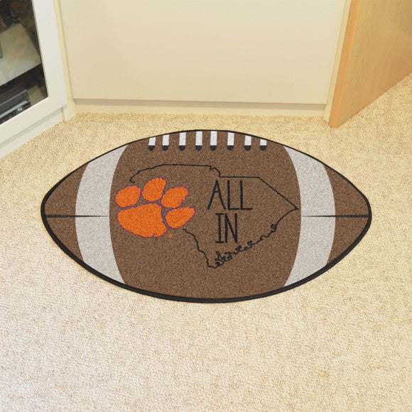 Clemson Tigers Southern Style Football Rug / Mat by Fanmats