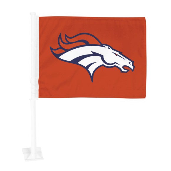 Denver Broncos Logo Car Flag by Fanmats